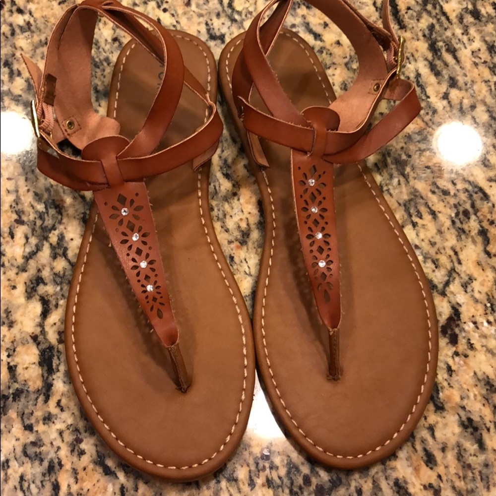 Torrid brown sandals